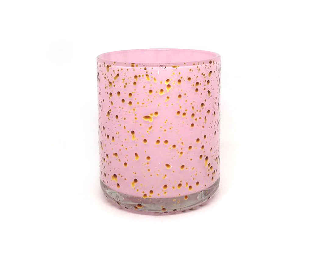 Pink & Gold Vogue Sparkle - 380g - Custom Poured - Choose your scent, colour and toppers.