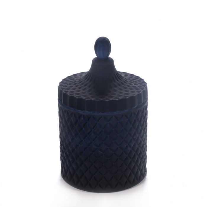 Navy Large GEO - 500g - Custom Poured - Choose your scent, colour and toppers.