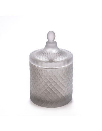 Frosted Grey Large GEO - 500g - Custom Poured - Choose your scent, colour and toppers.