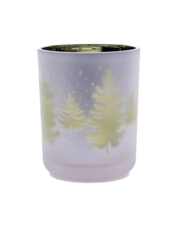 Texas Christmas Frosted White & Green- 850g - Custom Poured - Choose your scent, colour and toppers.