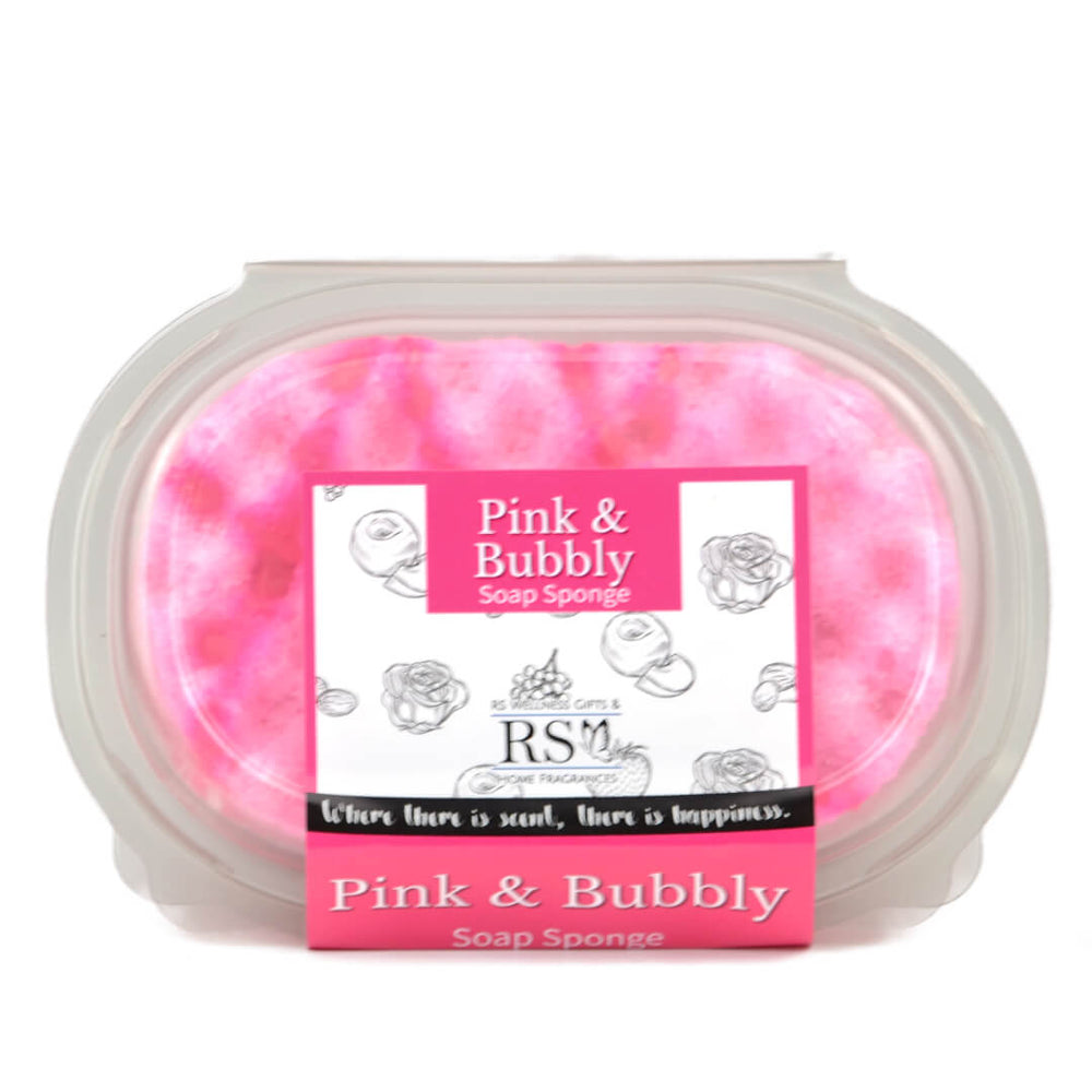 Pink and Bubbly Soap Sponge