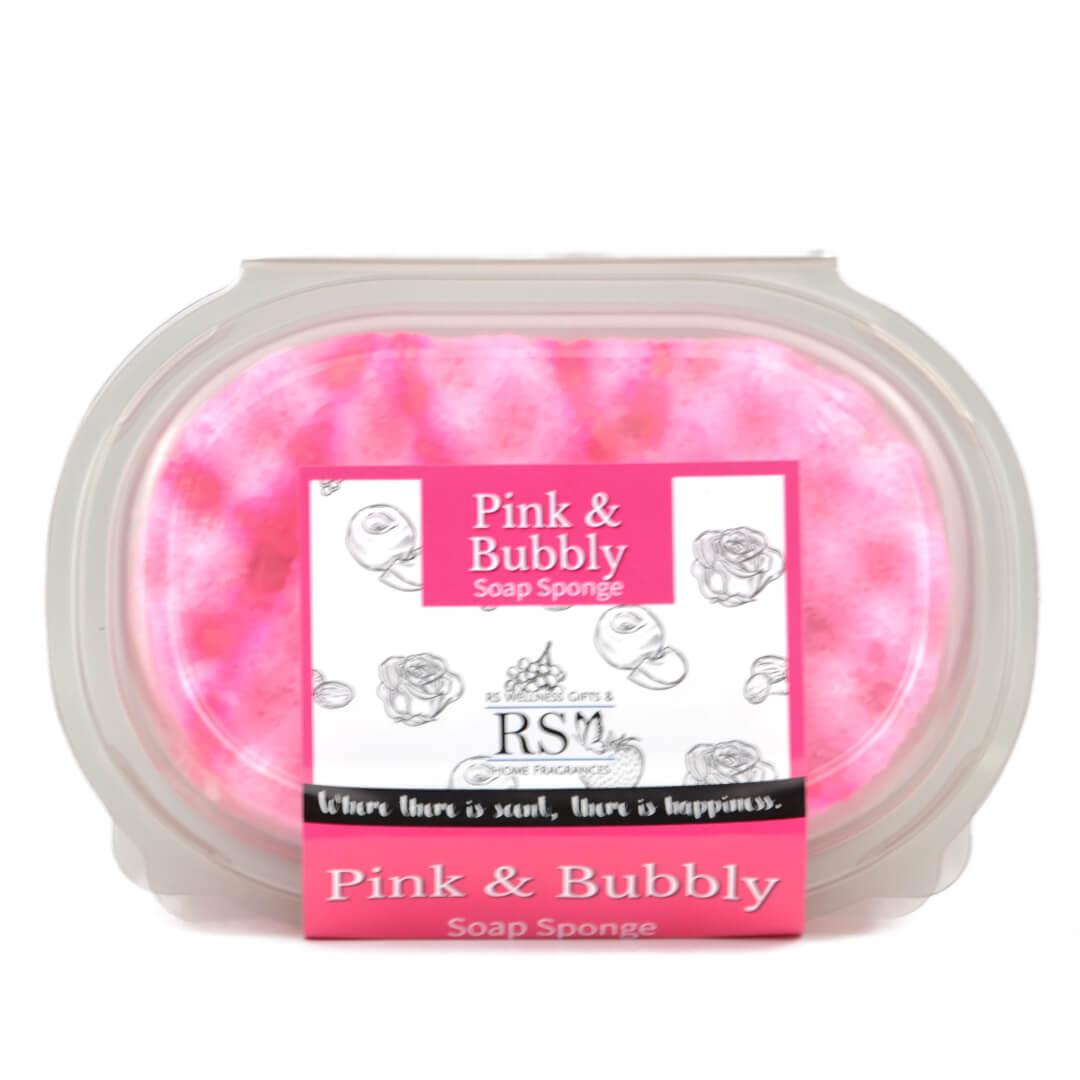 Pink and Bubbly Soap Sponge