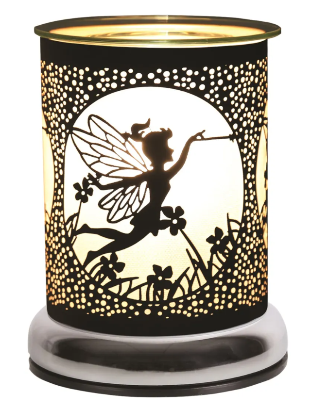 Electric Wax Melter Touch - Black Silhouette Fairy 17cm