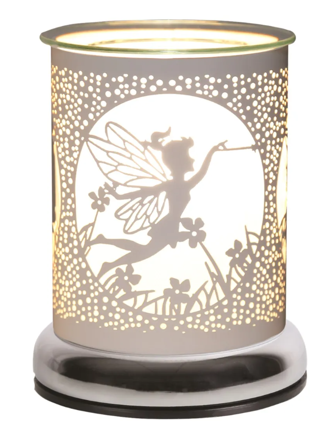 Electric Wax Melter Touch - White Silhouette Fairy 17cm