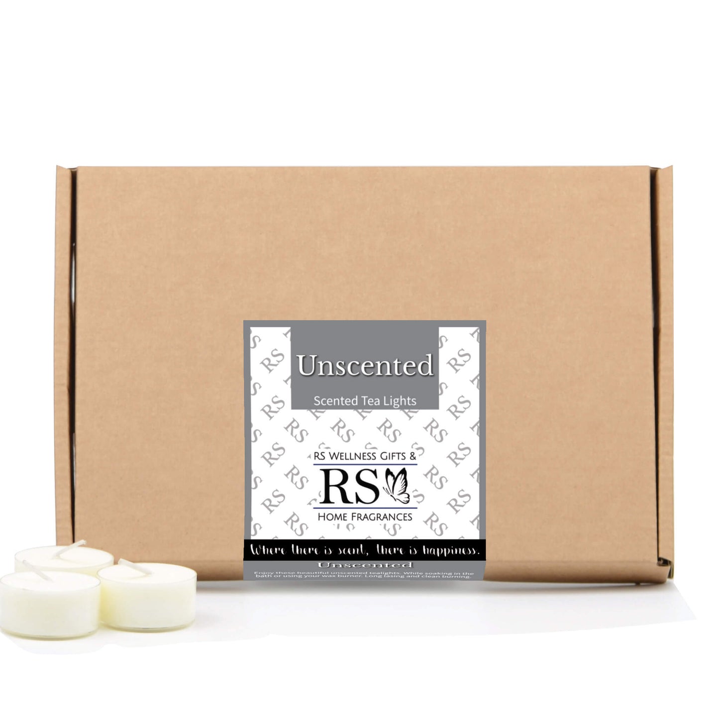 24 X Unscented Soy Wax Tealights