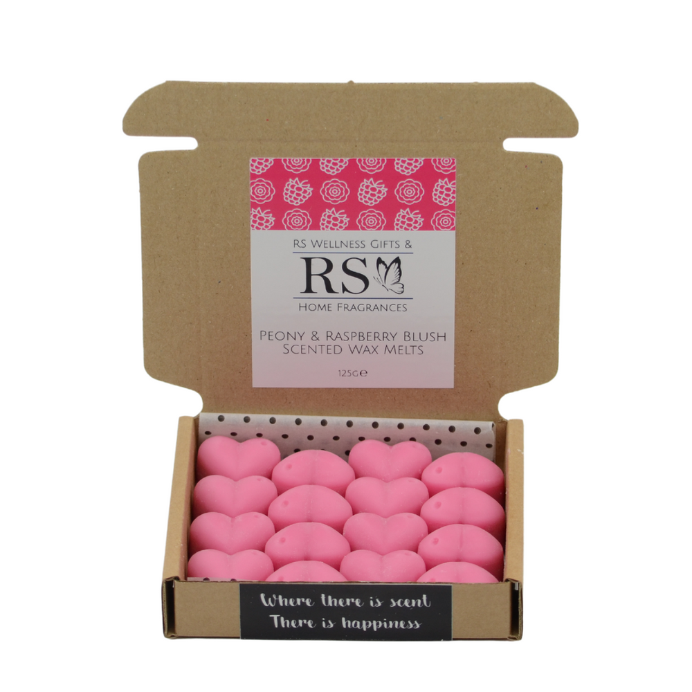 Peony and Raspberry Blush Scented Heart Wax Melts
