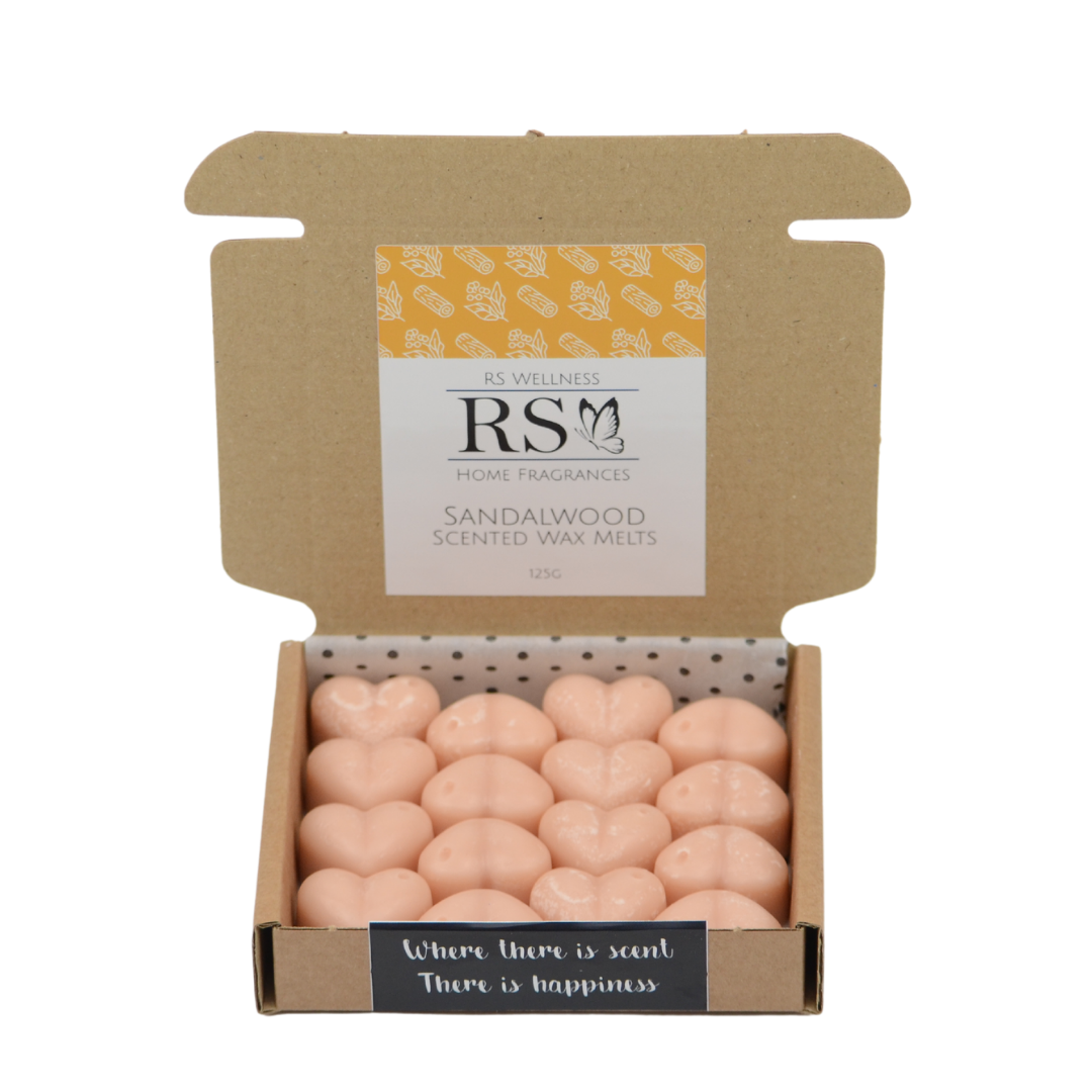 Sandalwood Scented Heart Wax Melts
