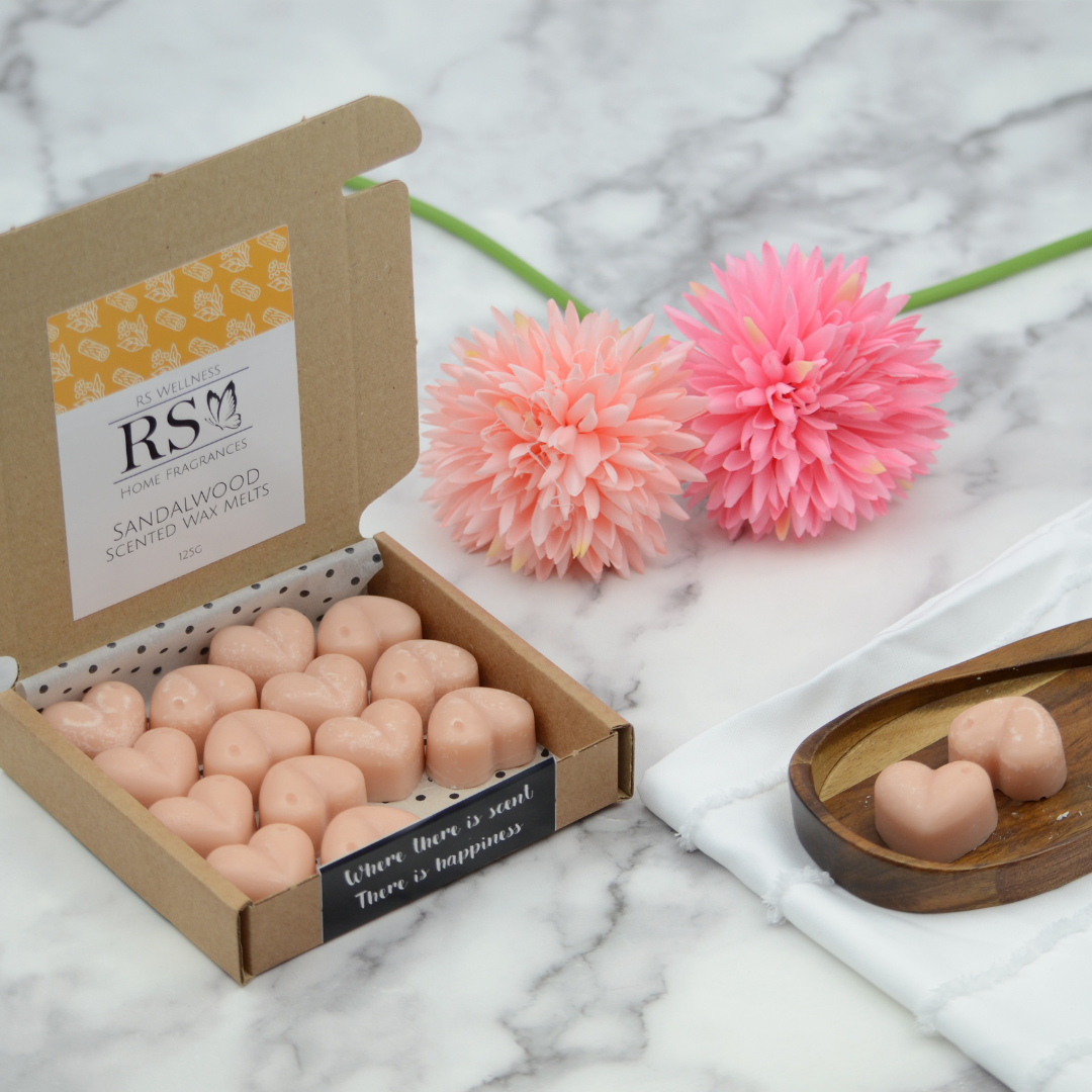 Sandalwood Scented Heart Wax Melts