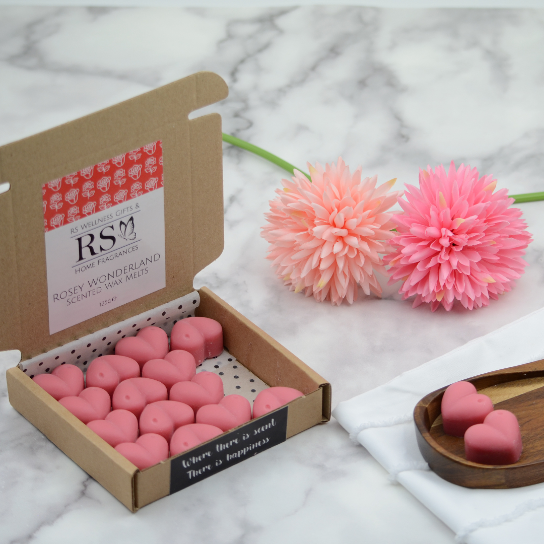 Rosey Wonderland Scented Heart Wax Melts