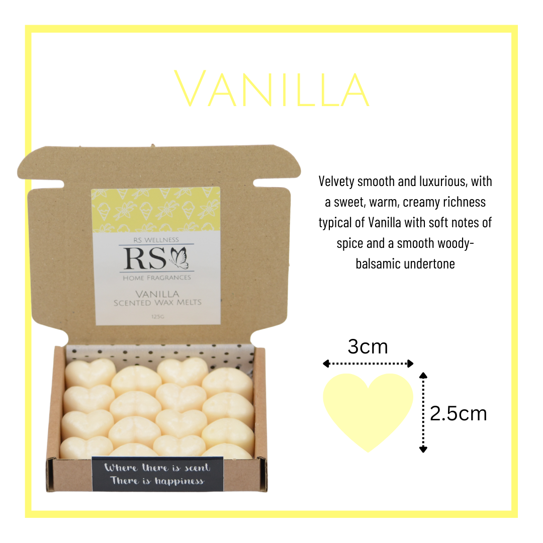 Vanilla Scented Heart Wax Melts
