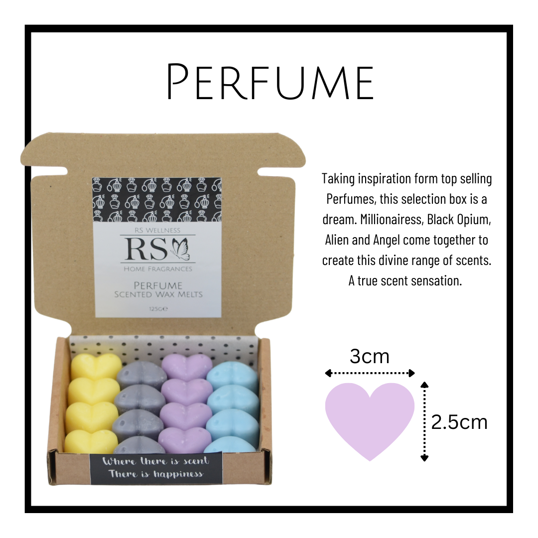 Perfume Scented Heart Wax Melt Mix