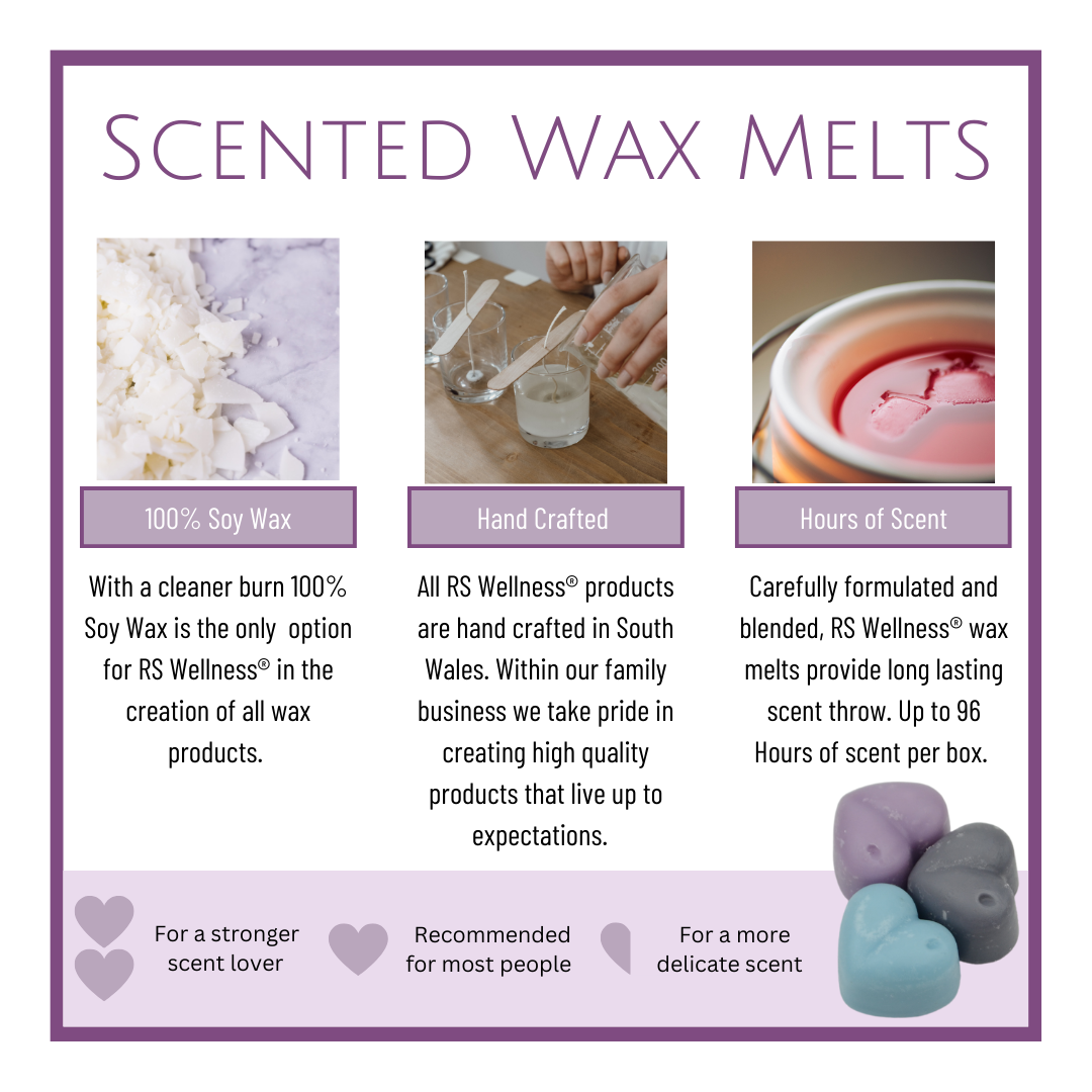 Parma Violet Scented Heart Wax Melts