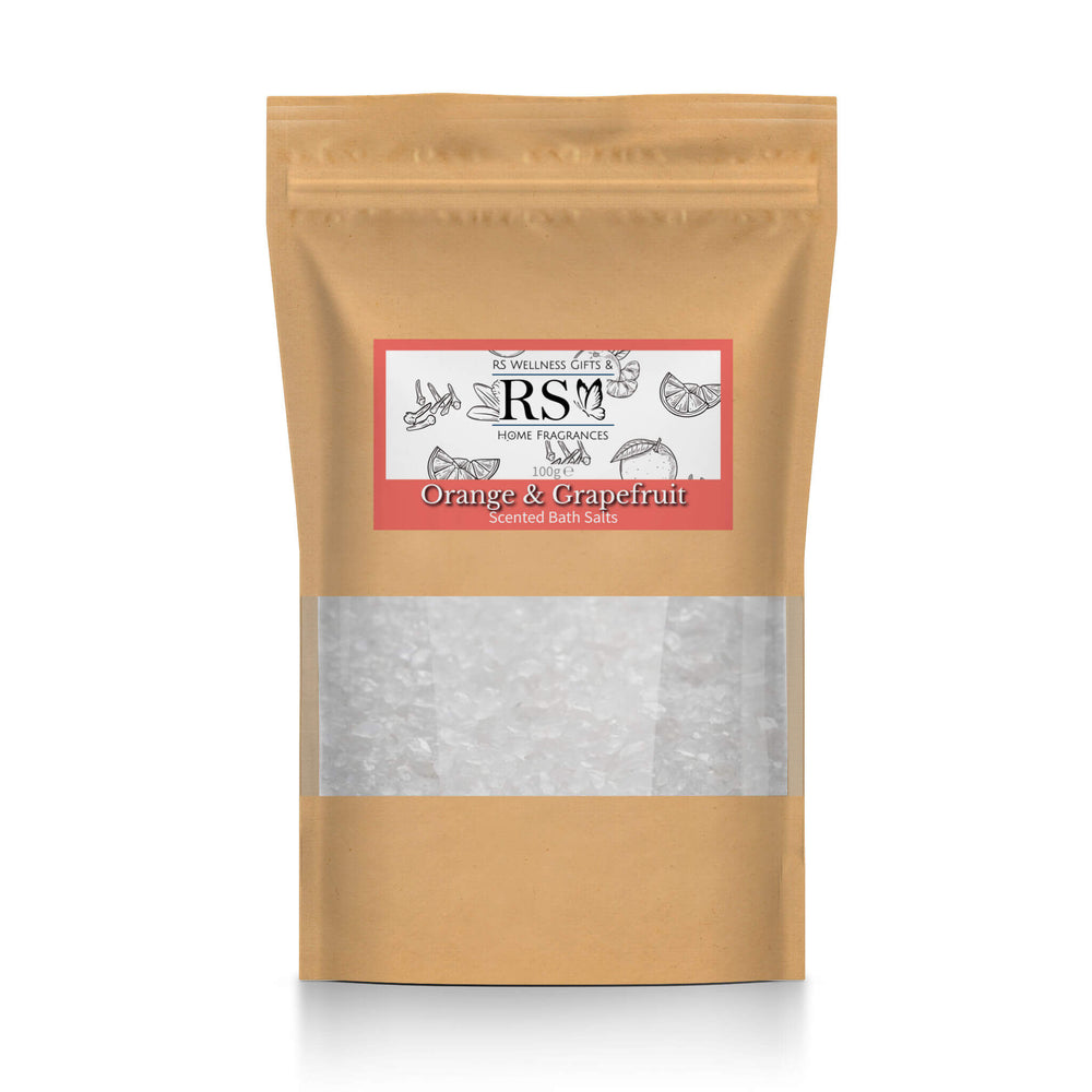 Orange and Grapefruit Scented Bath Salts