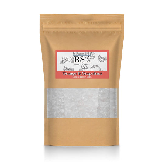 Orange and Grapefruit Scented Bath Salts