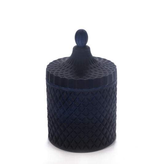 Navy Large GEO - 500g - Custom Poured - Choose your scent, colour and toppers.