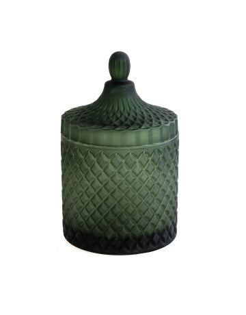 Frosted Green Large GEO - 500g - Custom Poured - Choose your scent, colour and toppers.