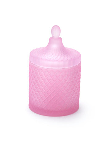 Frosted Pink Large GEO - 500g - Custom Poured - Choose your scent, colour and toppers.