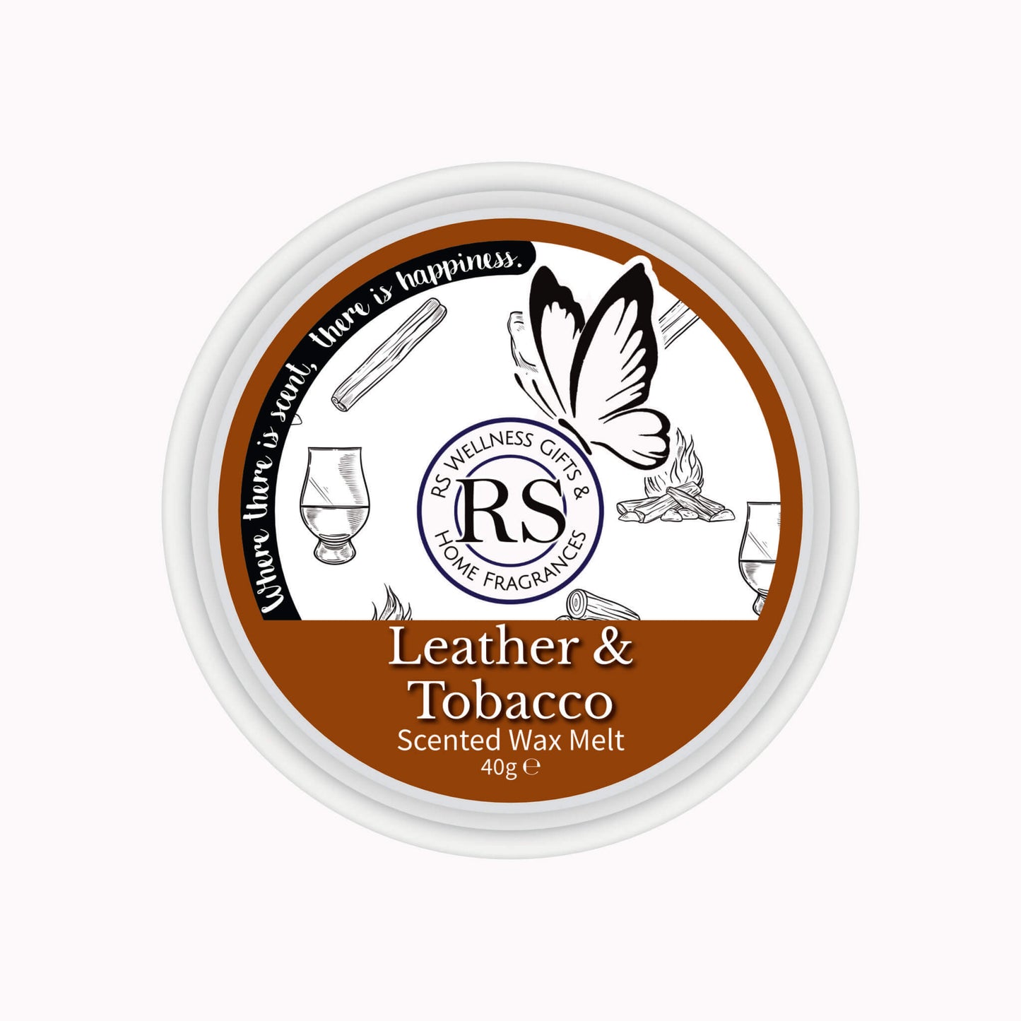Leather and Tobacco Wax Melt